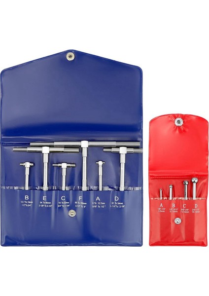 Paslanmaz Çelik Teleskopik Delik Gösterge Seti - 1/8 Ila 1/2in Aralık ve T Delik Göstergesi Teleskopik Gösterge 6pcs 5/16 Ila 6in (Yurt Dışından)