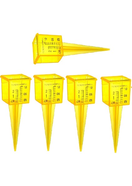 Yağmur Göstergesi Yeniden Kullanılabilir Açık Plastik Sprinkler Ölçüm Aracı 1.5 Inçlik Sprinkler Gauge Geniş Ağız (Yurt Dışından)