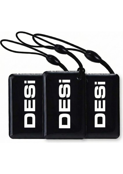 3 adet Desi Quic Serisi Akıllı Kilitler İçin Ic Kart - Tag (DESi Logolu)