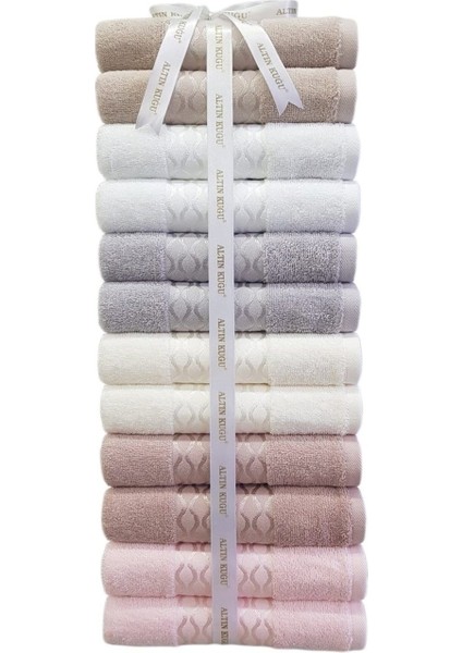 Elissa Yüz Havlusu 6 Renk 12 Adet indirimleri