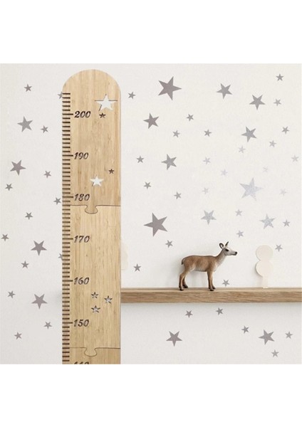 Çocukların Ahşap Yükseklik Hükümdarı Çocuk Odası Patchwork Ahşap Yıldız Büyüme Ölçüm Cetvel Yükseklik Cetvel (Yurt Dışından) fiyatları