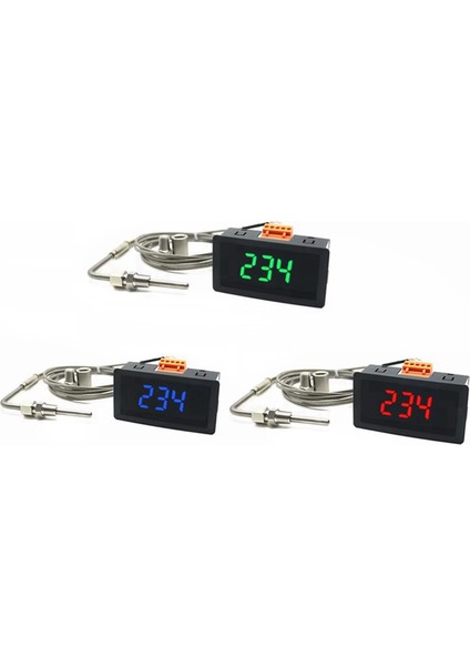 Egt Sensörü Sıcaklık Sensörü ile LED Ölçer Lehekleme Paketi Seti Adiustable Fonksiyon Uyumlu PT100 Sıcaklık D (Yurt Dışından) modelleri