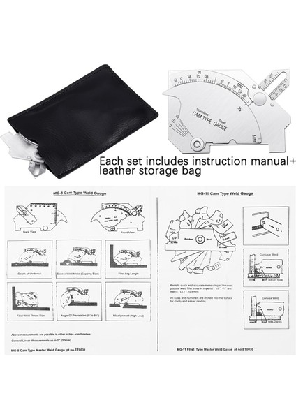 2 Adet Köprü Kam Gage Kaynak Göstergesi Kaynaklı Yüzeylerin Incelenmesi Için Paslanmaz Çelik Kalınlık Göstergesi Aracı (Yurt Dışından) fiyatları