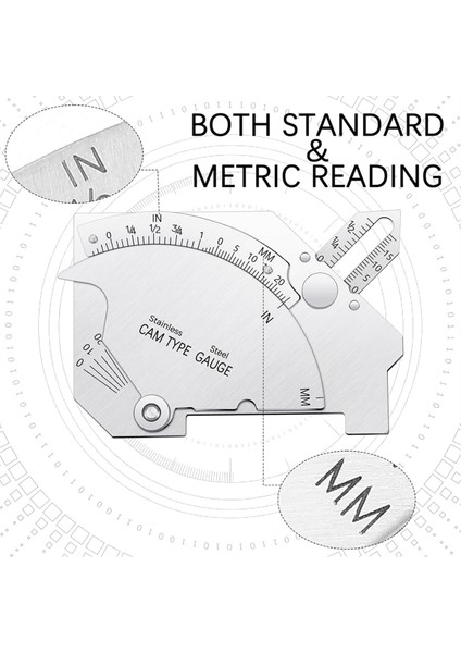 2 Adet Köprü Kam Gage Kaynak Göstergesi Kaynaklı Yüzeylerin Incelenmesi Için Paslanmaz Çelik Kalınlık Göstergesi Aracı (Yurt Dışından) fırsatları