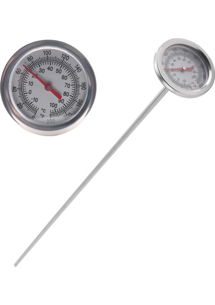 Uzun Kök Kompost Toprak Termometresi - Hızlı Tepki Paslanmaz Çelik 20 Inç - Ölçüm Probu - Fahrenheit ve Celsius (Yurt Dışından) fiyatları