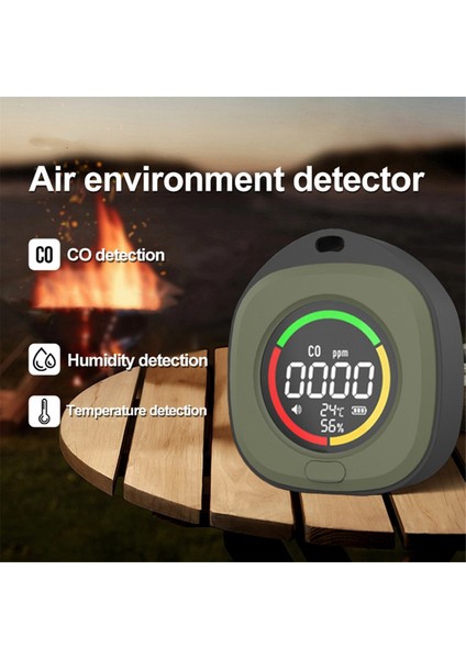 3&#39;ü Portatif Karbon Monoksit Dedektörü, Yüksek Sesle Alarm ile Profesyonel Doğru Şarj Edilebilir Seyahat Co Detektörü (Yurt Dışından) indirimleri