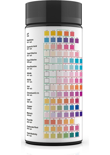 16 Içme Suyu Testi Kiti Profesyonel Sertlik Test Kitleri, Musluk ve Su Test Şeritleri Sertlikli 100 Pcs (Yurt Dışından) fiyatları