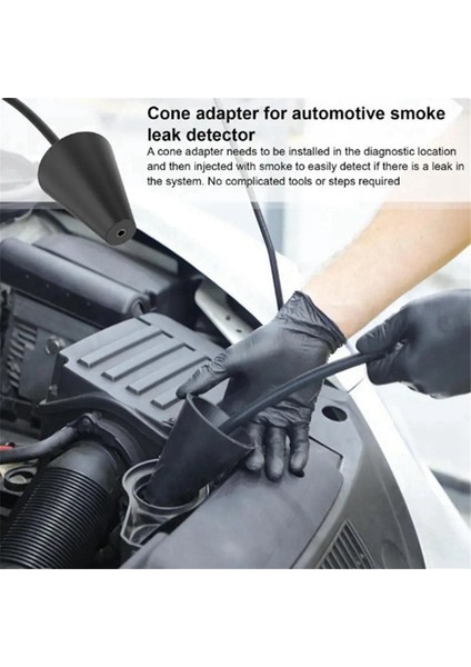 Duman Koni Sızıntı Dedektörü Egzoz Hava Emme Kanalı Adaptörü Sızıntı Algılama Araba Duman Makinesi Aksesuarları (Yurt Dışından) indirimleri