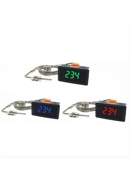 Egt Sensörü Sıcaklık Sensörü ile LED Ölçer Lehekleme Paketi Seti Adiustable Fonksiyon Uyumlu PT100 Sıcaklık D (Yurt Dışından) modelleri
