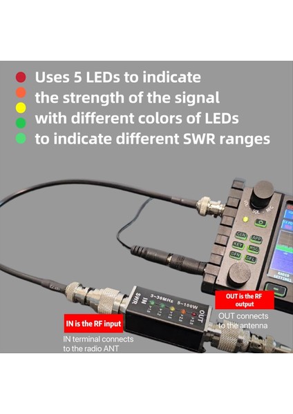 Swr Metre Swr ve Power Metre 3-30MHZ Frekans Aralığı Çeşitli Kısa Dalga Radyo Ekipmanı Için 100W (Yurt Dışından) fiyatları