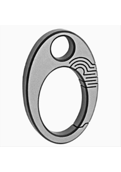 Mini Titanyum Alaşım Tokası Küçük Oval Anahtar Kezlik Edc Dış Mekan Aracı (Yurt Dışından) indirimleri