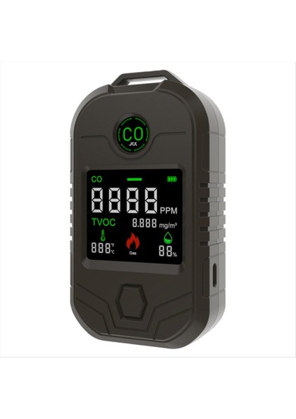 4'ü 1 Arada Co Dedektörü Sıcaklık Nem El Feneri (Yurt Dışından)