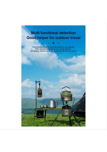 4'ü 1 Arada Co Dedektörü Sıcaklık Nem El Feneri (Yurt Dışından) fırsatları