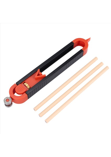Kalem Için Kilitli Kontur Ölçüm Aracı - Ahşap Scribe Aracı Kenar Köşe Ölçüm Profili 3 Kalemle Duplicator (Yurt Dışından) fırsatları