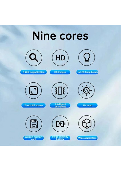 Yeni 200X Ultra Yüksek Büyütme Dijital Mikroskop 2 Inç A (Yurt Dışından) modelleri