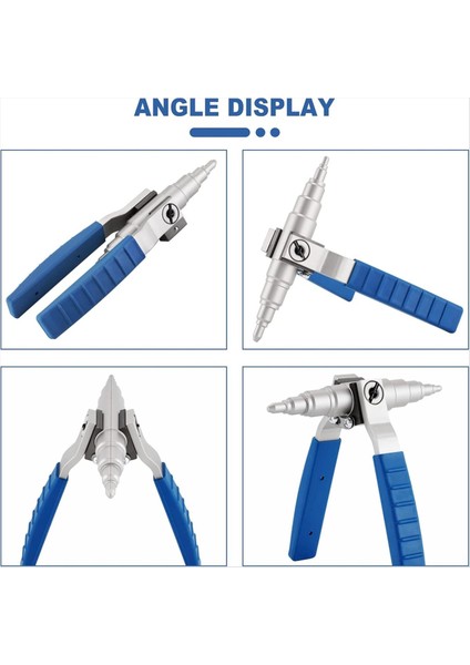 Yumuşak Bakır Boru Tüpü Genişletici Evrensel El Takım Manuel Soğutma Tüpü Genişletici Kiti 3/8in 1/2in, 5/8in, 3/4in, 7/8in (Yurt Dışından) modelleri