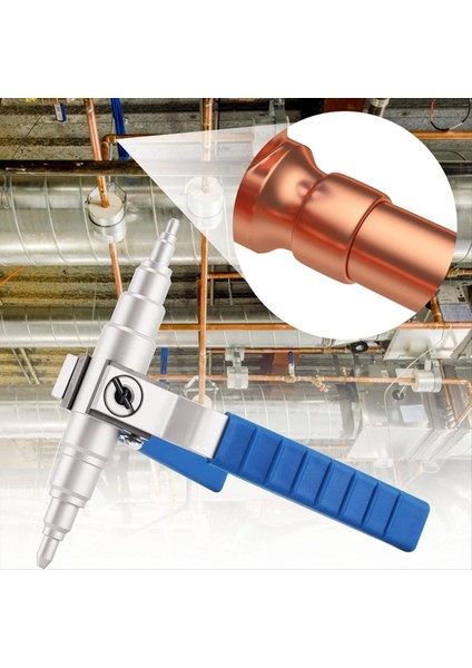 Yumuşak Bakır Boru Tüpü Genişletici Evrensel El Takım Manuel Soğutma Tüpü Genişletici Kiti 3/8in 1/2in, 5/8in, 3/4in, 7/8in (Yurt Dışından) fırsatları