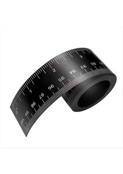 1 Adet 100CM Manyetik Cetvel Hem Inç Hem De Santimetre Mıknatıs Ölçüm Bandı ile Esnek Manyetik Cetvel (Yurt Dışından)