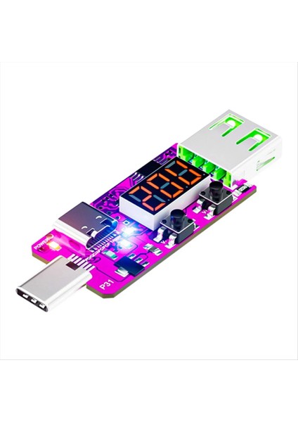 Yeni Pd3.1 28V Hızlı Şarj Tetikleyicisi Otomatik Dijital Ekran Voltaj Ölçer Ampermetre Voltaj Akım Dedektör Kartı (Yurt Dışından) fırsatları