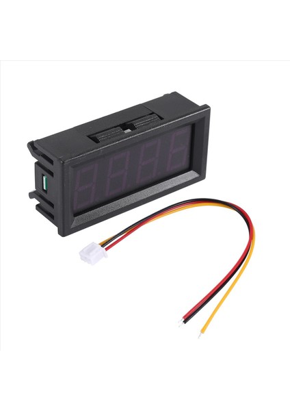 0.56 Inç Mini Dijital LED Ekran 4 Bit 0-100V Voltmetre Panel Volt Voltaj Ölçer Test Cihazı (Yurt Dışından)