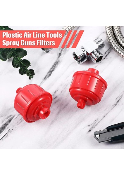 12 Pcs Tek Kullanımlık Mini Filtre Boya Kasırga Hava Hattı Filtresi, 1/4 Inçlik Iplikler Hava Aracı Için Uygun (Yurt Dışından) fiyatları