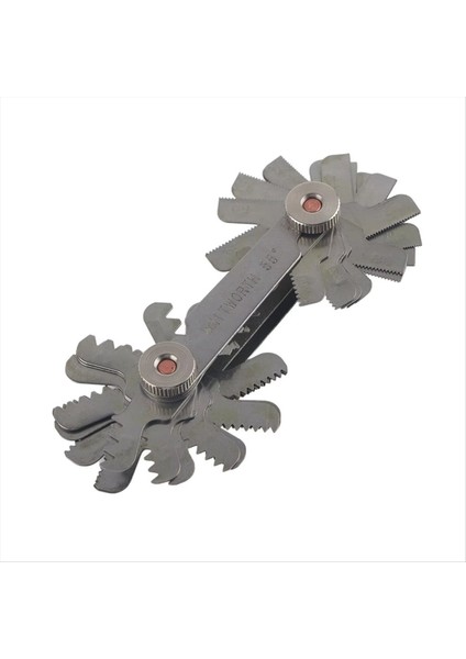 Iplik Fiş Gage 60 ve 55 Derece Vida Pitch Ölçüm Aracı Vidalı Vidalı Gösterge Iplik Ölçüm Göstergesi B (Yurt Dışından) fırsatları