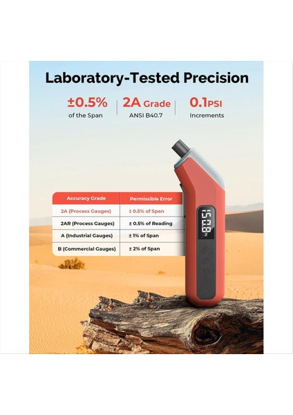Dijital Lastik Basınç Ölçer 3-200 Psı, Endüstriyel Lastik Basınç Ölçer (Yurt Dışından) fırsatları
