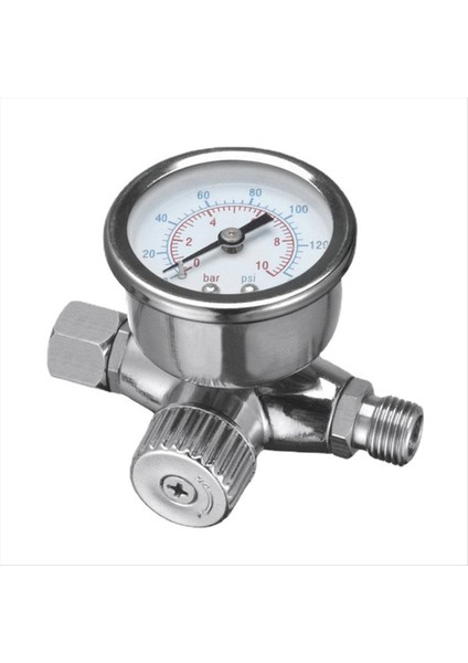 Basınç Regülatörü Basınç Göstergesi Premium Sprey Araçları Hava Regülatörü Ölçer Değiştirme 1/4 Inç Hava Giriş Regülatörü (Yurt Dışından)