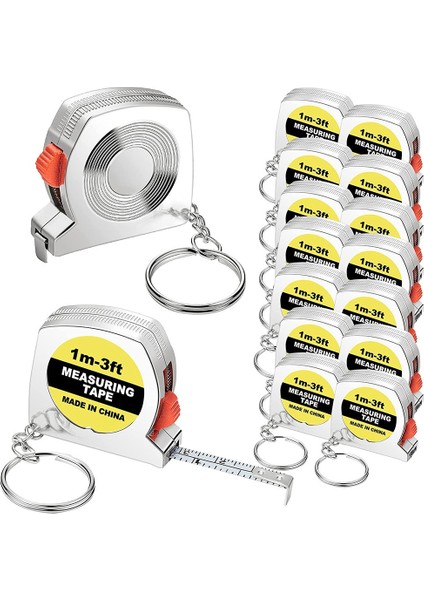 10PCS Bant Memperi Geri Çekilebilir 1m/3 Feet Fonksiyonel Ölçüm Bandı, Metrik ve Inç Vücut Ölçümü Için Slayt Kilidi (Yurt Dışından)