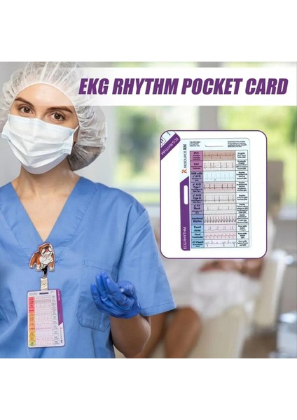 Ekg/ekg Ritim Cep Kartı Akrilik 7 Adım Cetvel Kart Taşınabilir Ekg Ekg Referans Kılavuzu Ritimler Cep Kartı (Yurt Dışından) fırsatları