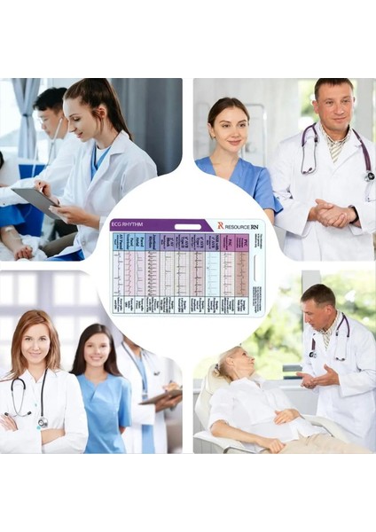 Ekg/ekg Ritim Cep Kartı Akrilik 7 Adım Cetvel Kart Taşınabilir Ekg Ekg Referans Kılavuzu Ritimler Cep Kartı (Yurt Dışından) indirimleri