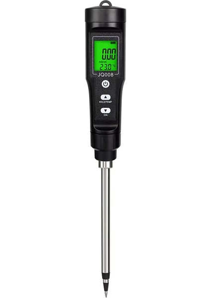 LCD Dijital Toprak Ec Test Cihaz Termometresi 0.00-10.00MS/CM Arka Işık Su Geçirmez Toprak Iletkenlik Ölçer Çiçek Bahçeciliği Için (Yurt Dışından)