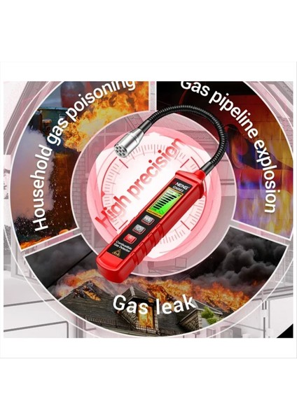 Aneng GN803 Handheld Gaz Sızıntı Dedektörü Metan Yanıcı Gaz Test Cihazları Taşınabilir Gazlar Konsantrasyon Analizör Ölçer (Yurt Dışından) modelleri