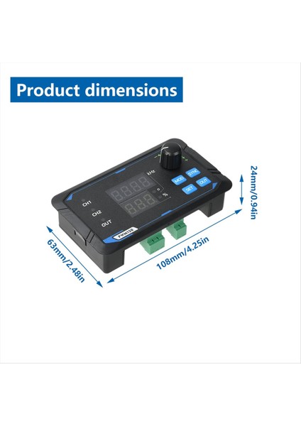 Dc 5-24V Çift PWM150 Sinyal Jeneratörü Kare Dalga Darbe Dalgası (Yurt Dışından) modelleri