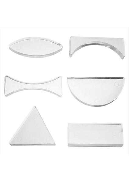 3sets Optik Lensler Öğretim Aracı Fizik Öğretim Enstrümanı Dışbükey Lens Mikroskop Lens Spotlight Objektif Lens (Yurt Dışından) fiyatları