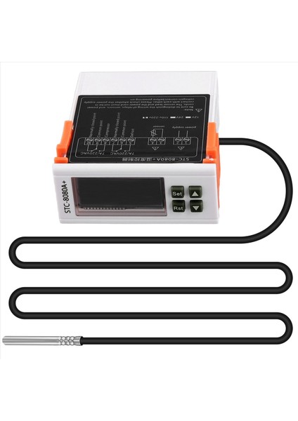 STC-8080A+ Dijital Termostat Sıcaklık Denetleyicisi Buzdolabı Soğutma Otomatik Bozunma Zamanlayıcısı Tek Prob (Yurt Dışından) fiyatları