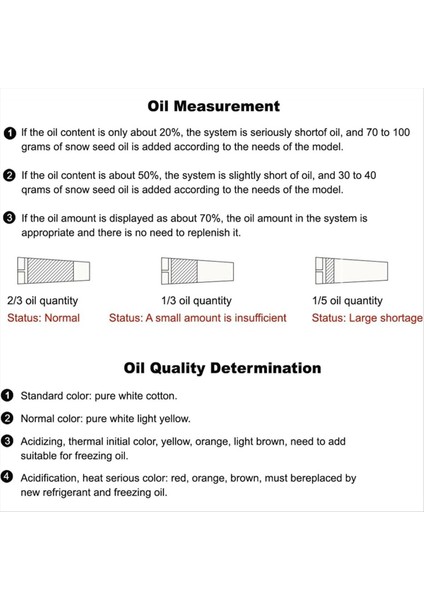10 Adet Araba Kliması Yağ Kontrol Cihazı Soğutucu Yağ Analiz Cihazı Ac Yağ Testi (Yurt Dışından) indirimleri