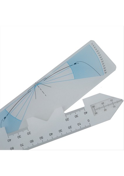 Yeni Esnek Dereceli Göz Pupiller Mesafe Gösterge Optik Mağazası Pd Optometri Cetvel Optometri Camları Optometrik Araç (Yurt Dışından) fırsatları