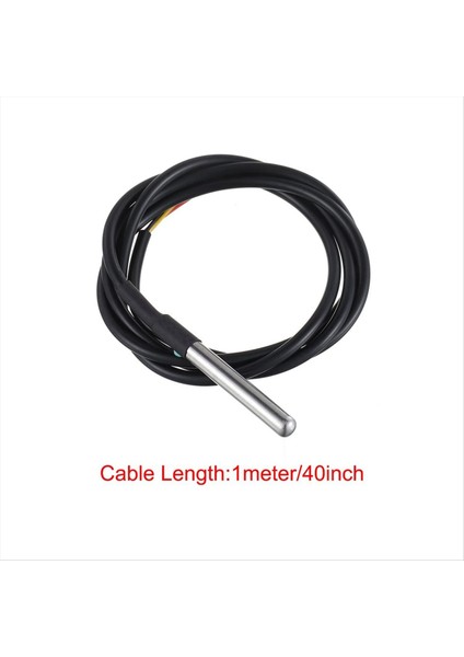 Raspberry Pi Için Su Geçirmez Paslanmaz Çelik Problu Bojack DS18B20 Sıcaklık Sensörü Modül Kiti (Yurt Dışından) fırsatları