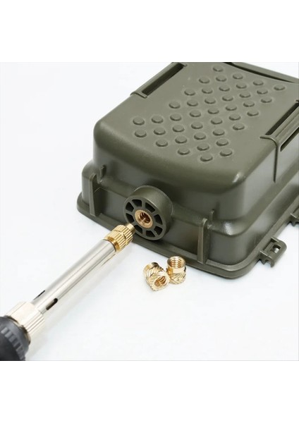 Isı Seti Ekleme Havya Ucu Ucu M2-M6 Pirinç Sıcak Eriyik Somun Gömülü Iplik Takma Kiti 3D Baskı Için Eu-Flug (Yurt Dışından) modelleri