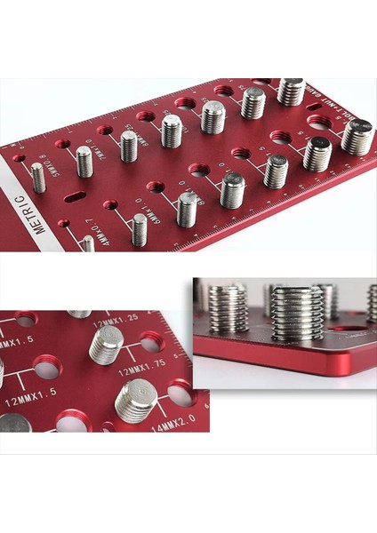 1pcs Iplik Dama, Somun ve Cıvata Diş Dama, Cıvata Boyutu ve Iplik Göstergesi, Cıvata ve Somun Tanımlayıcı Göstergesi, Cıvata Göstergesi B (Yurt Dışından) modelleri