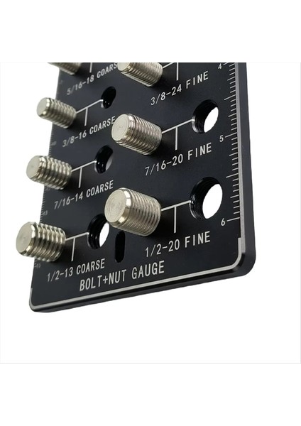 1pcs Iplik Dama, Somun ve Cıvata Diş Dama, Cıvata Boyutu ve Iplik Göstergesi, Cıvata ve Somun Tanımlayıcı Göstergesi, Cıvata Göstergesi B (Yurt Dışından) fırsatları