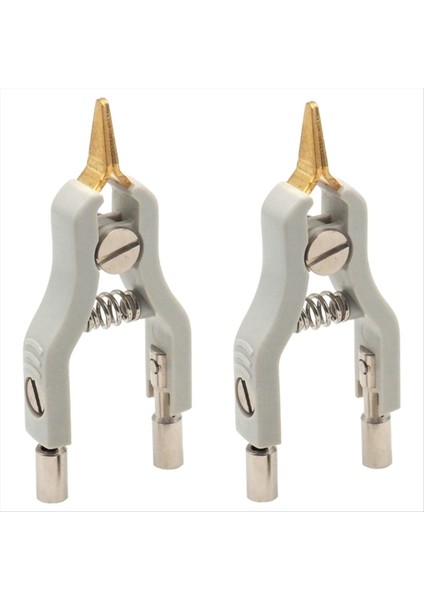 2 Adet Bakır Lcr Kelvin Test Klipsi Köprü Test Klipsi (Yurt Dışından)