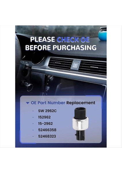 Ac Basınç Anahtarı Sensörü Yedek Parça Numarası Sw 2962C 152962 (Yurt Dışından) fırsatları