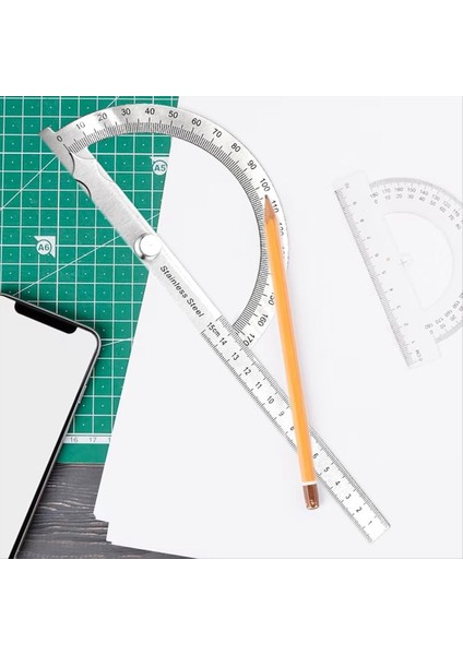 2pcs Açı Prafractor, T Ahşap Saplı Eğimli Açılı Bulucu, Marangoz Için (Yurt Dışından) indirimleri