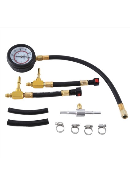 Yakıt Basınç Göstergesi Yakıt Enjeksiyon Yağı Basınç Göstergesi Benzin Basınç Algılama Göstergesi Evrensel Oto Onarım Detektörü A (Yurt Dışından) indirimleri