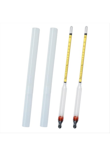 Hidrometre Alkol Ölçer, 0-200 Proof ve Tralle Hidrometresi, (Yurt Dışından)