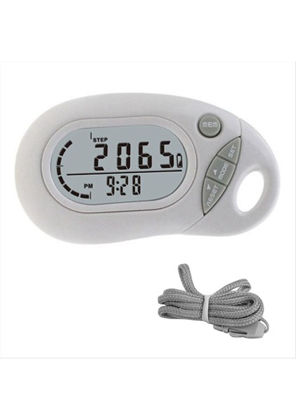 Mini 3D Pedometre Taşınabilir Büyük Ekran Adım Sayaç Tracker Telefon Veya Uygulama Yok Hassas Mini Pedometre (Yurt Dışından)