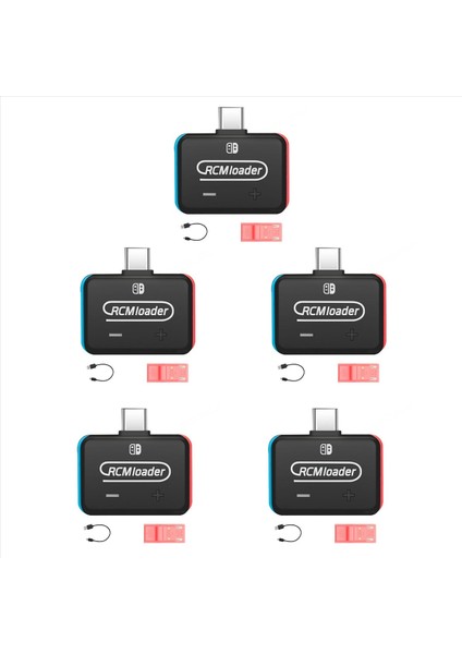 5x V5 Rcm Yükleyici Otomatik Klip Jig Aracı Nintendo Switch Ns Konsolu Için USB Kablosu ile Dahili Enjeksiyon Programı (Yurt Dışından)