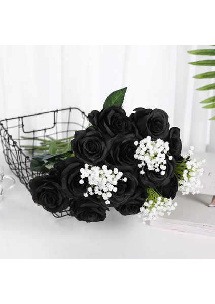 Esinti Ipek Yapay Gül Çiçekleri Gelin Buketi Çiçekleri (Yurt Dışından) modelleri